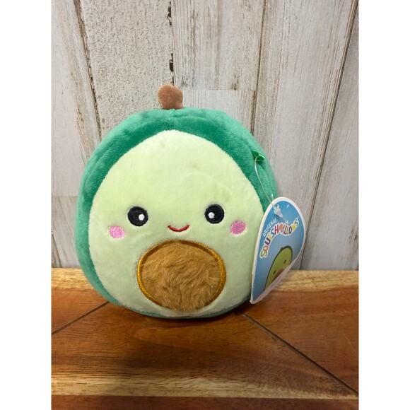 NWT Squishmallows Austin‎ the Avocado 6" Plush Toy Green Food Squad - Picture 1 of 6